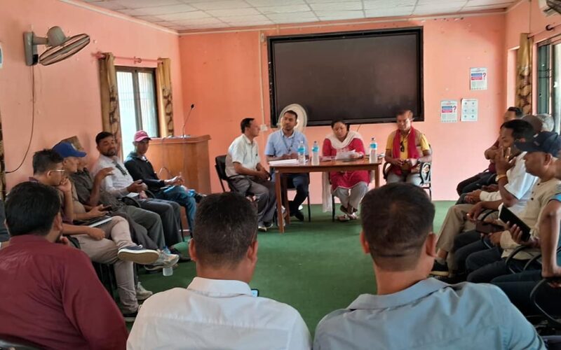 सुनकोसी गाउँपालिकामा स्थानीय विपद् सहायता कक्ष स्थापना